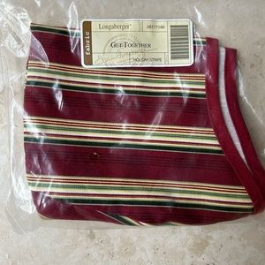 Longaberger 2004 Get Together Holiday Stripe Liner